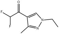 1-(1-ethyl-3-methyl-1H-pyrazol-4-yl)-2,2-difluoroethanone 结构式