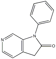 1-Phenyl-1H-pyrrolo[2,3-c]pyridin-2(3H)-one 结构式