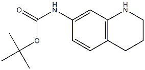 (1,2,3,4-四氢喹啉-7-基)氨基甲酸叔丁酯 结构式