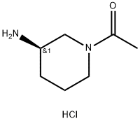 (R)-1-(3-氨基哌啶-1-基)乙烷-1-酮(盐酸盐) 结构式