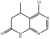 4-氯-5-甲基-5,6-二氢吡啶并[2,3-D]嘧啶-7(8H)-酮 结构式