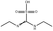 1-(乙基氨基)-1-(乙基亚氨基)甲磺酸 结构式