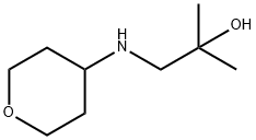 2-甲基-1-[(噁烷-4-基)氨基]丙烷-2-醇 结构式