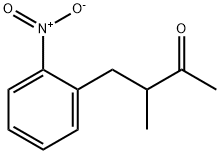 3-甲基-4-(2-硝基苯基)丁烷-2-酮 结构式