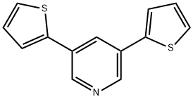 3,5-dithiophen-2-ylpyridine 结构式
