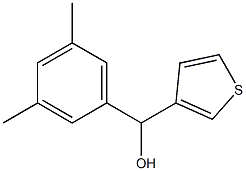 (3,5-DIMETHYLPHENYL)(THIOPHEN-3-YL)METHANOL 结构式
