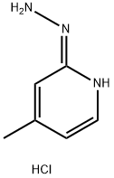 2-hydrazino-4-methylpyridine hydrochloride 结构式