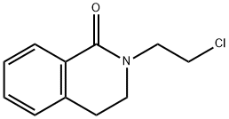 1(2H)-Isoquinolinone, 2-(2-chloroethyl)-3,4-dihydro- 结构式