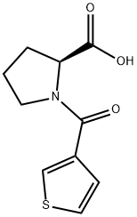 L-Proline, 1-(3-thienylcarbonyl)- 结构式