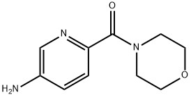(5-氨基吡啶-2-基)(吗啉代)甲酮 结构式