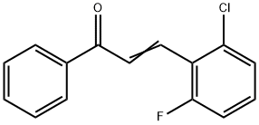 (2E)-3-(2-chloro-6-fluorophenyl)-1-phenylprop-2-en-1-one 结构式