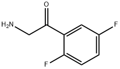 2-胺基-1-(2,5-二氟苯基)乙-1-酮 结构式