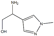 2-氨基-2-(1-甲基-1H-吡唑-4-基)乙烷-1-醇 结构式