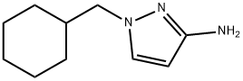 1-(cyclohexylmethyl)-1H-pyrazol-3-amine 结构式