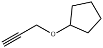 (prop-2-yn-1-yloxy)cyclopentane 结构式