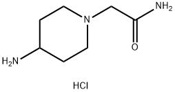 2-(4-氨基哌啶-1-基)乙酰胺二盐酸盐 结构式