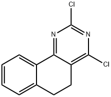2,4-二氯-5,6-二氢苯并[H]喹唑啉 结构式