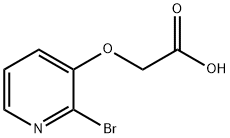 2-((2-溴吡啶-3-基)氧基)乙酸 结构式