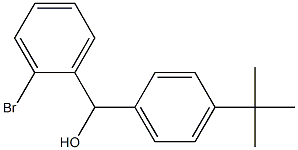 (2-bromophenyl)-(4-tert-butylphenyl)methanol 结构式