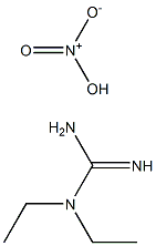 1,1-Diethylguanidine nitrate 结构式