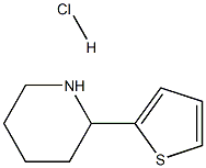 2-(噻吩-2-基)哌啶盐酸盐 结构式