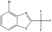 4-溴-2-(三氟甲基)苯并[D]噻唑 结构式