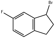 1-溴-6-氟-2,3-二氢-1H-茚 结构式