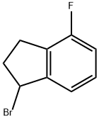 1-溴-4-氟-2,3-二氢-1H-茚 结构式