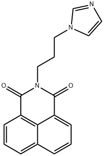 2-(3-(1H-imidazol-1-yl)propyl)-1H-benzo[de]isoquinoline-1,3(2H)-dione 结构式