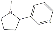 3-(1-methylpyrrolidin-2-yl)pyridine 结构式