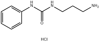 1-(3-氨基丙基)-3-苯基脲盐酸盐 结构式