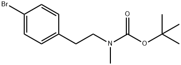 TERT-BUTYL N-[2-(4-BROMOPHENYL)ETHYL]-N-METHYLCARBAMATE 结构式