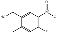 (4-氟-2-甲基-5-硝基苯基)甲醇 结构式