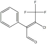 3-Chloro-4,4,4-trifluoro-2-phenyl-but-2-enal 结构式