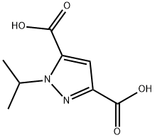 1-异丙基-1H-吡唑-3,5-二羧酸 结构式