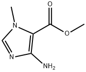 4-氨基-1-甲基-1H-咪唑-5-羧酸甲酯 结构式