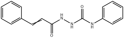 2-cinnamoyl-N-phenylhydrazinecarboxamide 结构式