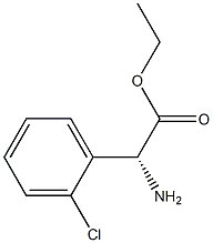 R-2-氯苯甘氨酸乙酯 结构式