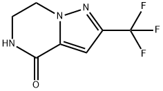 2-(TRIFLUOROMETHYL)-6,7-DIHYDROPYRAZOLO[1,5-A]PYRAZIN-4(5H)-ONE 结构式