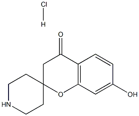 7-羟基螺[色满-2,4'-哌啶]-4-酮盐酸盐 结构式