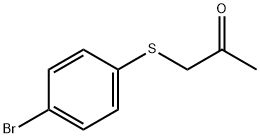 1-((4-溴苯基)硫代)丙烷-2-酮 结构式