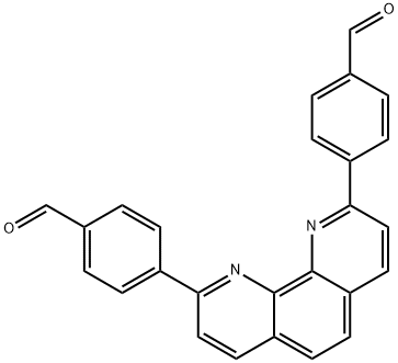2,9-双[P-(甲酰)苯基]-1,10-菲罗啉 结构式