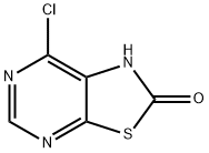 7-Chloro-thiazolo[5,4-d]pyrimidin-2-ol 结构式