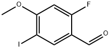 2-Fluoro-5-iodo-4-methoxy-benzaldehyde 结构式