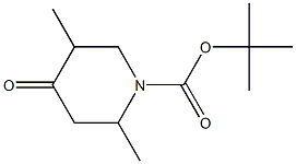 1-BOC-2,5-二甲基哌啶-4-酮 结构式