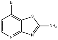 7-Bromothiazolo[4,5-b]pyridin-2-amine 结构式