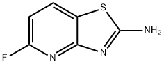 5-FLUORO-[1,3]THIAZOLO[4,5-B]PYRIDIN-2-AMINE 结构式