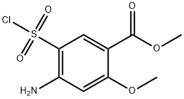 甲基 4-氨基-5-(氯磺酰)-2-甲氧基苯酸盐 结构式