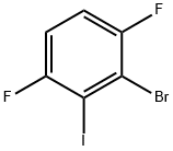 2-溴-1,4-二氟-3-碘苯 结构式