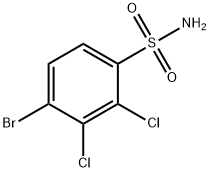 4-溴-2,3-二氯苯磺酰胺 结构式